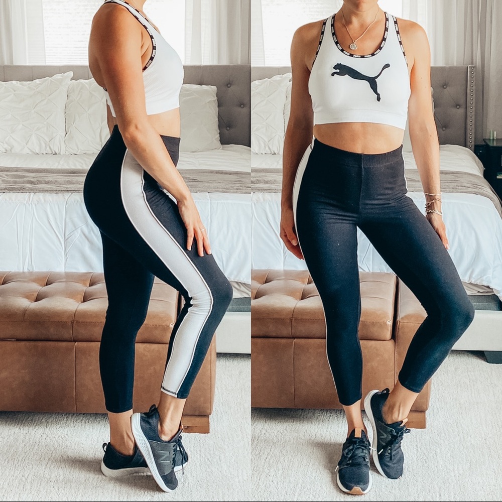 Black and white leggings